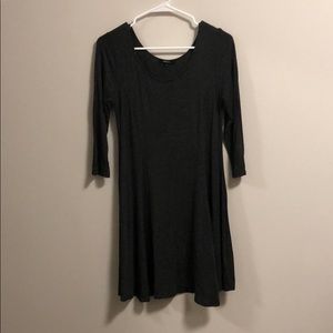 Gray Shift Dress